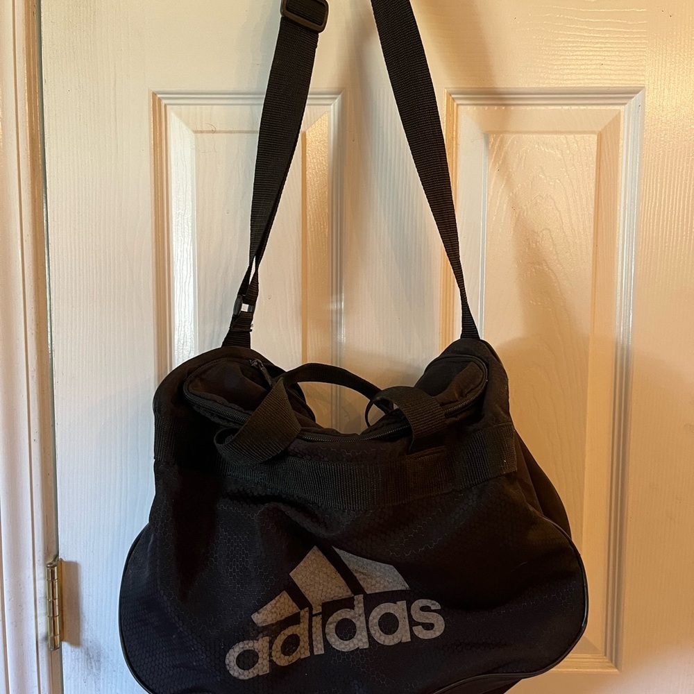 Adidas Black Duffel Bag